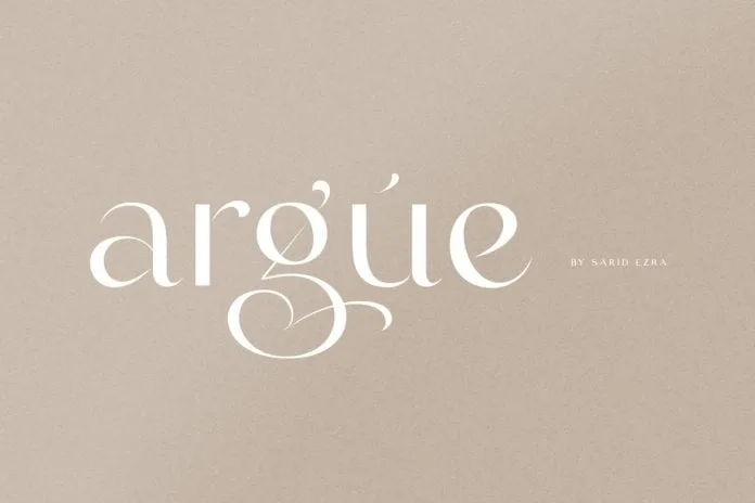 Argue - Stylish Font