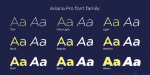 Ariana Pro Font