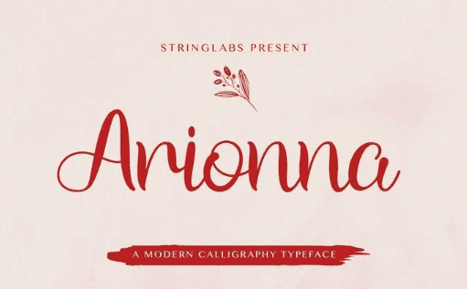 Arionna - Modern Calligraphy Font