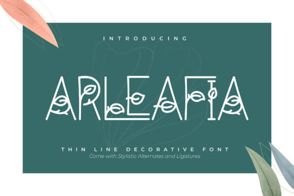 Arleafia Font