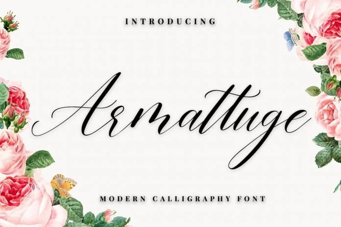 Armattuge - Script font