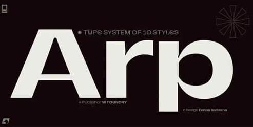 Arp Font Family