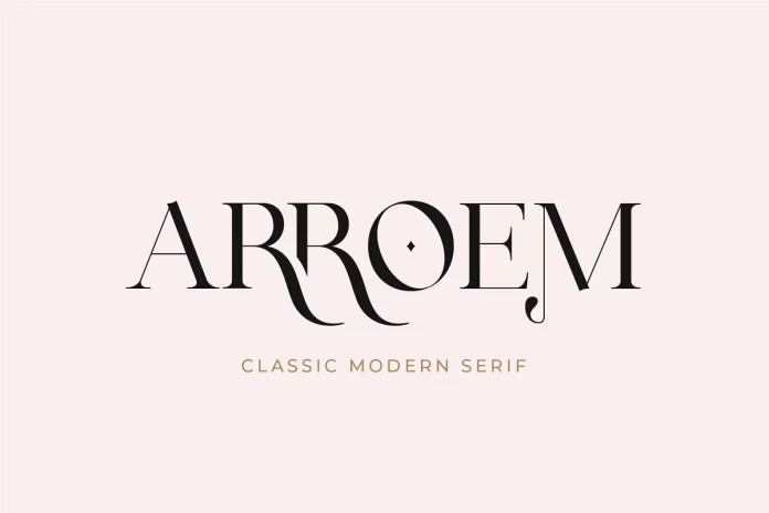 Arroem – Serif Display Font