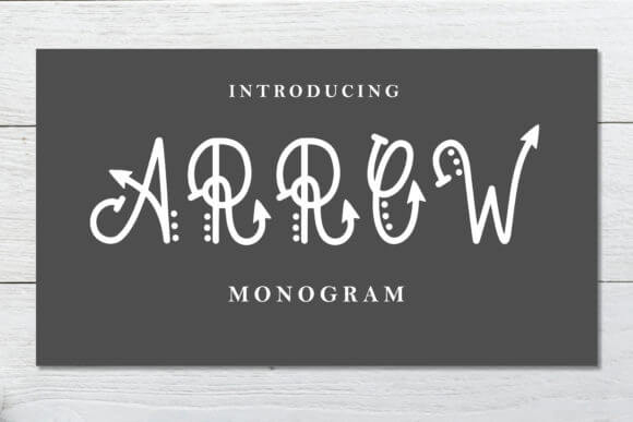 Arrow Font