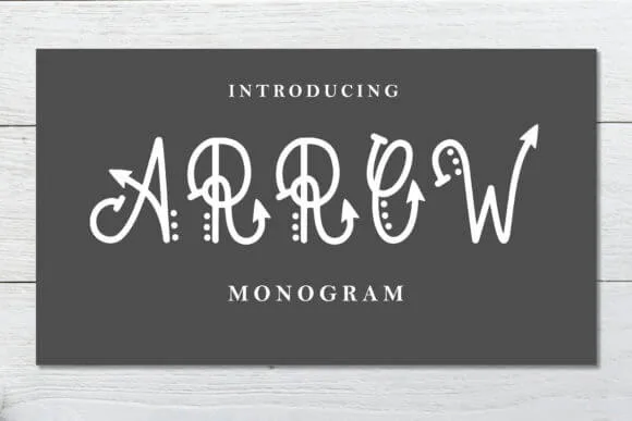 Arrow Font