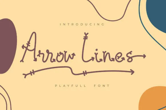 Arrow Lines Font
