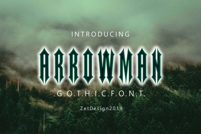 Arrowman font
