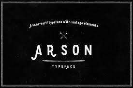 Arson Font