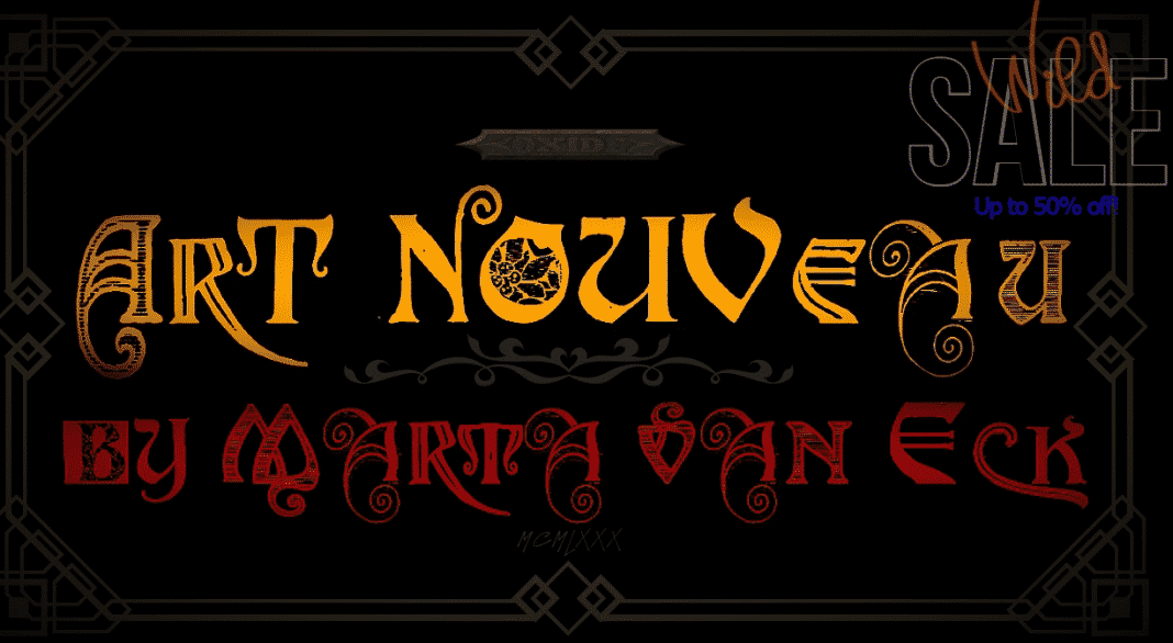Art Nouveau Font