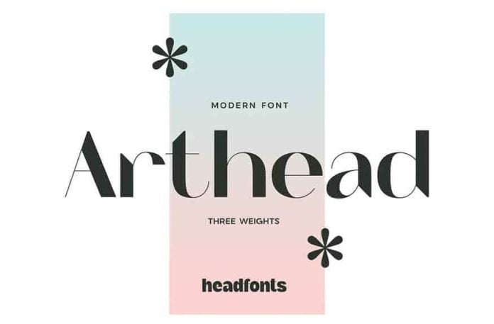 Arthead Modern Sans Serif