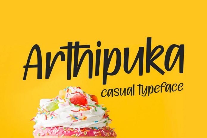 Arthipuka - Casual & Fun Typeface