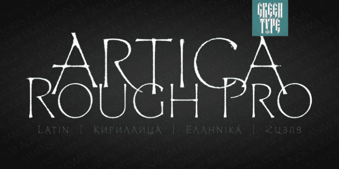 Artica Rough Pro Font