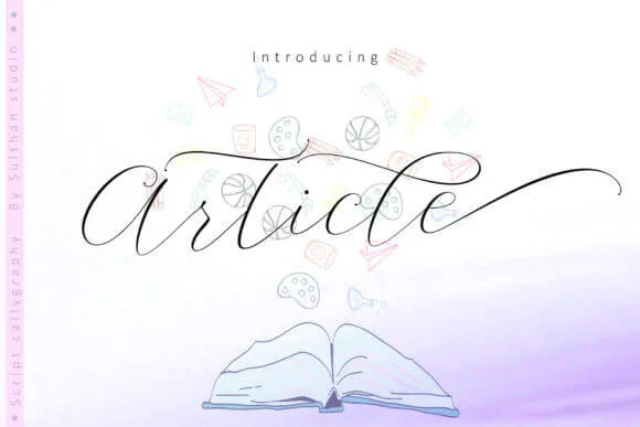 Article Script Font