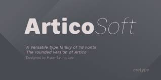 Artico Soft Font