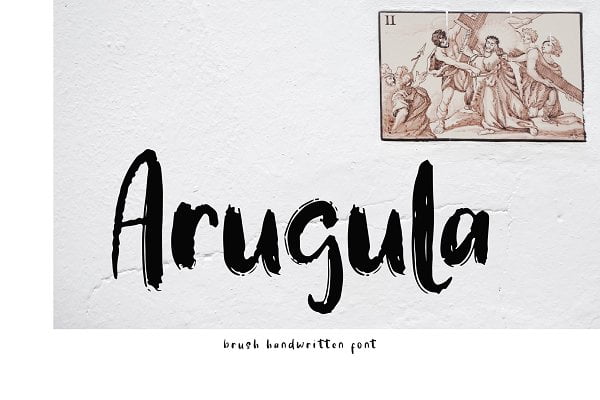 Arugula Brush Handwritten Font