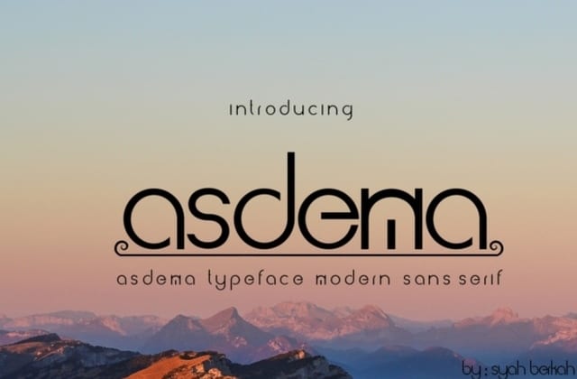 Asdema Font