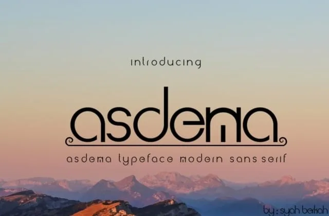 Asdema Font