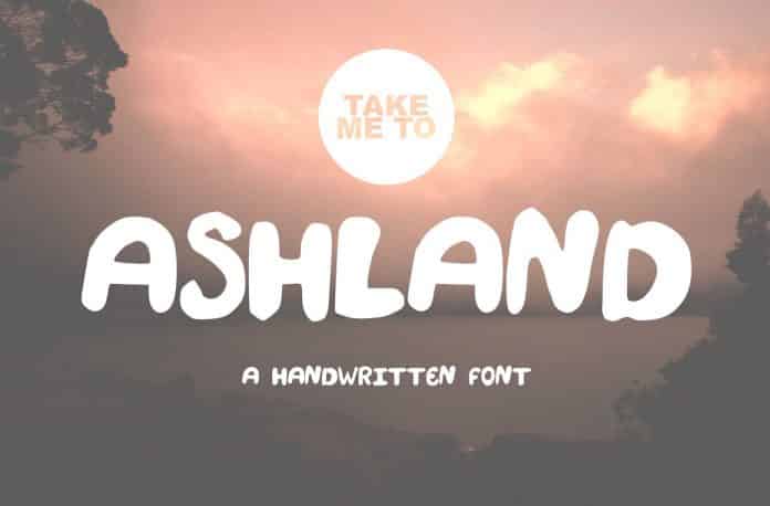 Ashland Handmade Font