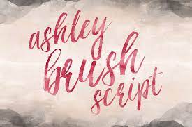 Ashley Brush Script