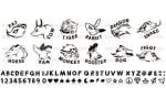 Asian Folk Tattoo Font