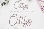 Aslly Lastty Font