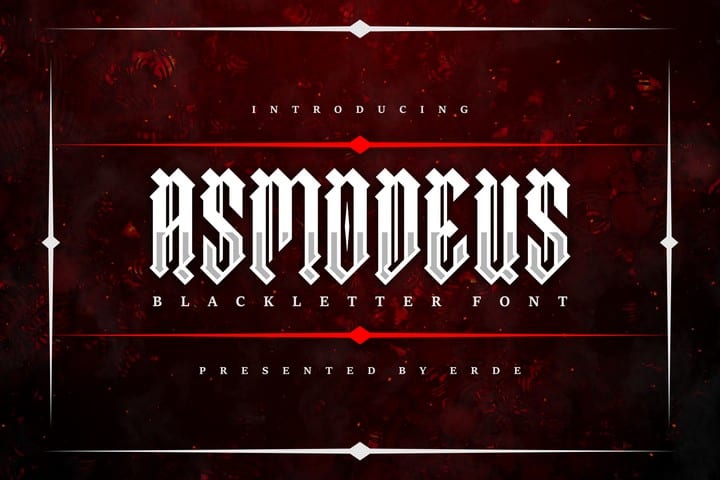 Asmodeus Blackletter Font