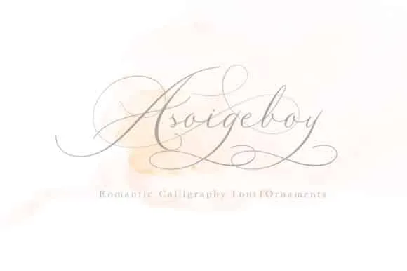 Asoigeboy Font