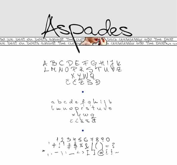 Aspades Font