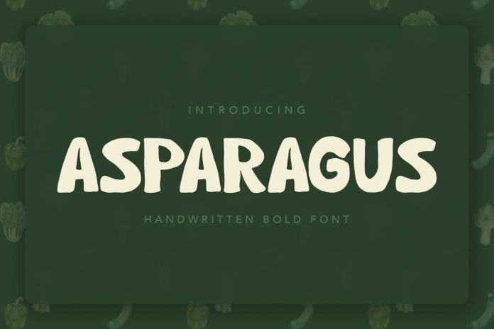 Asparagus Handwritten Font