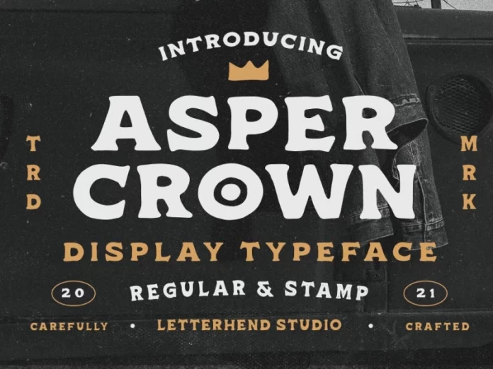 Asper Crown - Display Typeface Font