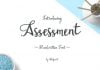 Assessment Font