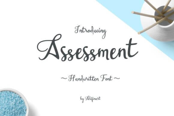 Assessment Font