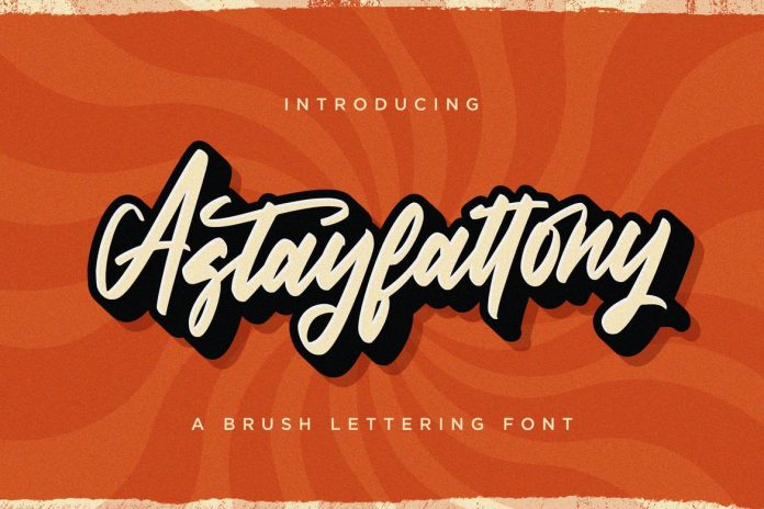 Astayfattony - Handwritten Font