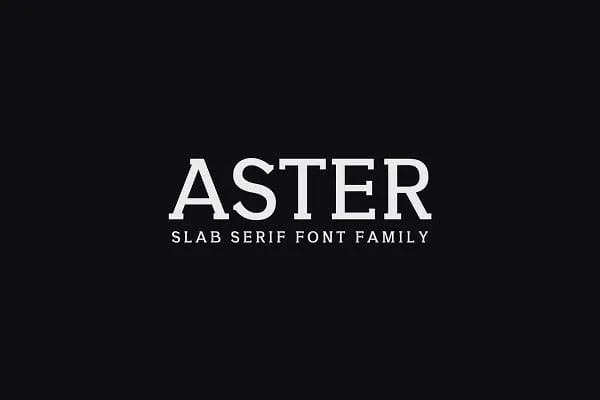 Aster Font