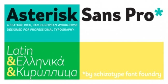 Asterisk Sans Pro Font