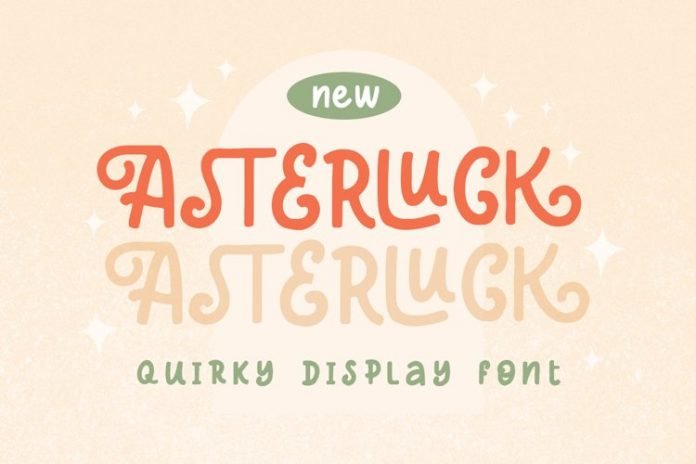 Asterluck - Quirky Display Font