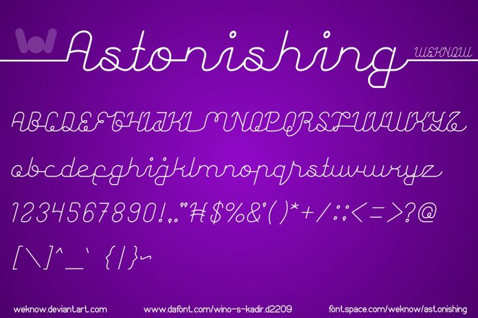 Astonishing Font