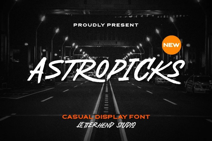 Astropicks Display Font