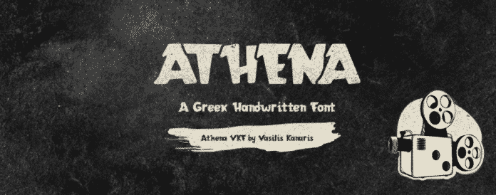 Athena Free Typeface Font