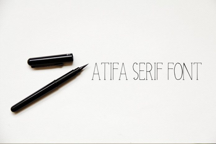Atifa Serif Font