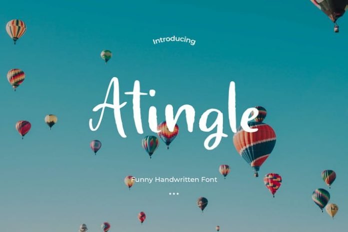 Atingle - Handwritten Font