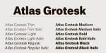 Atlas Grotesk Font
