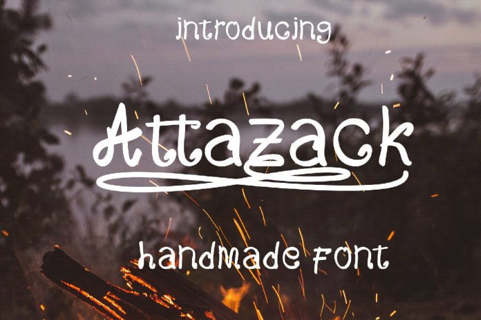 Attazack - Handmade Font