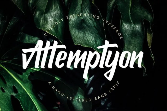 Attemptyon Sans Serif Typeface