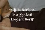 Attilla Sandora Font