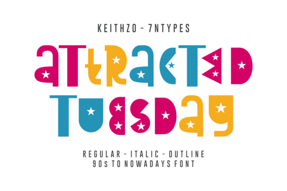 Attracted Tuesday Font