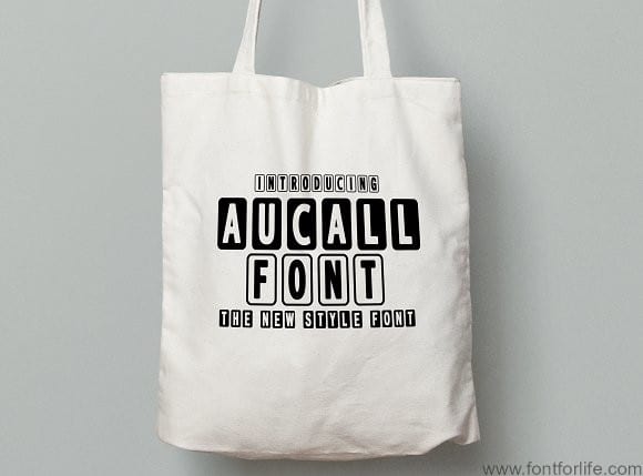 Aucall Font