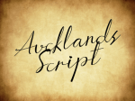 Aucklands Script Font