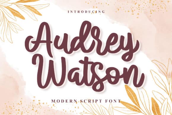 Audrey Watson Font