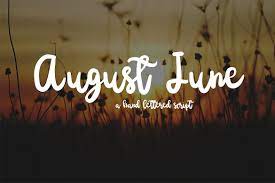 August June Font